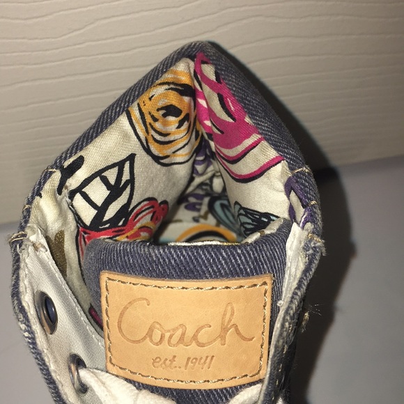 Coach Erika Denim Hightops - Picture 4 of 4